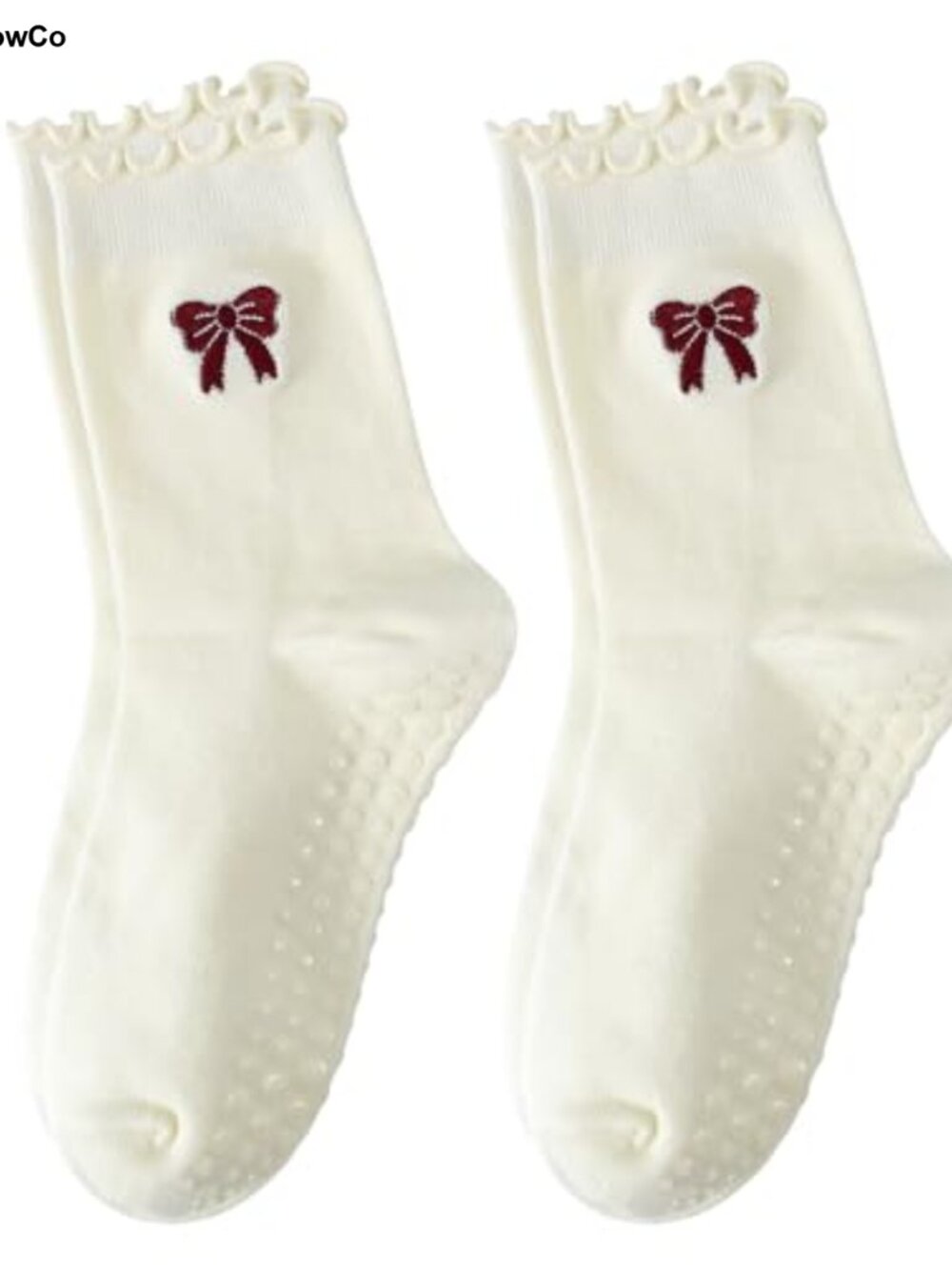 Non-Slip Yoga Socks with Grip Dots, Women's Pilates Socks